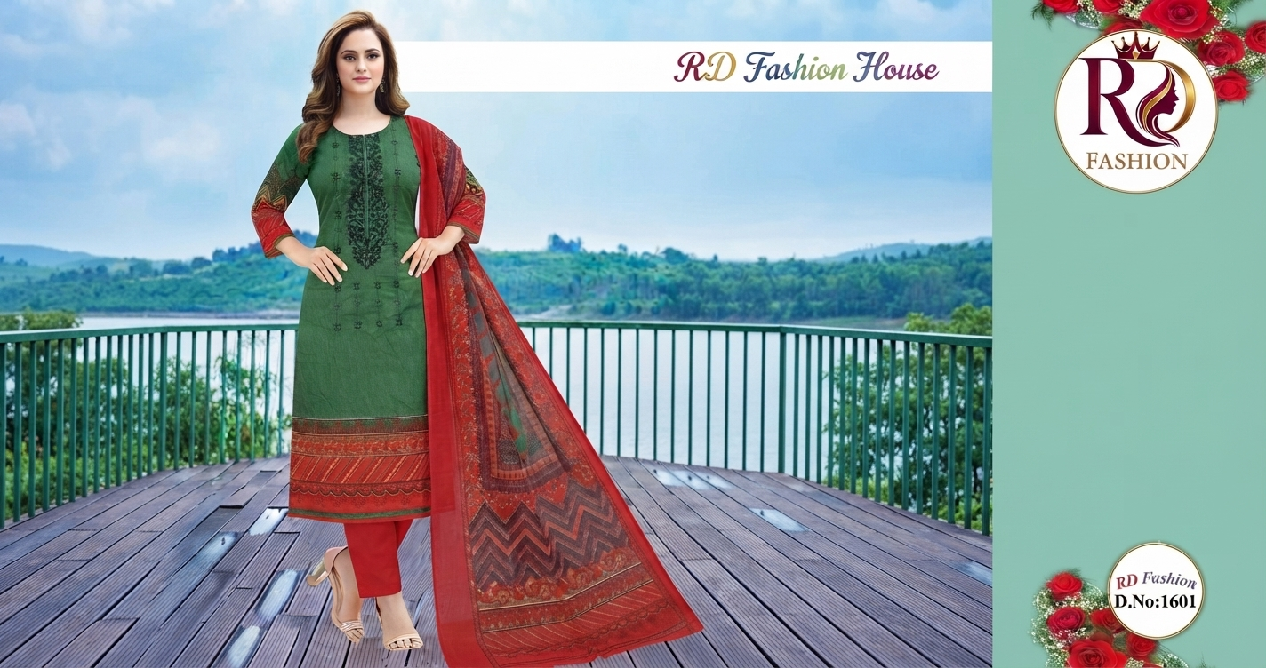 Premium Digital Printed Three Piece| Ganga Collection